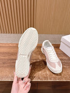 White Leather Cupsole Low-Top - Women's