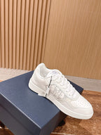 White and Grey Sneakers