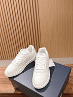 White and Grey Sneakers