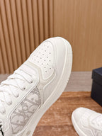 White and Grey Sneakers