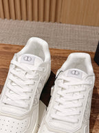 White and Grey Sneakers