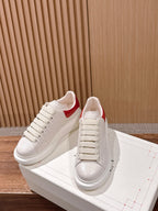 White and Blue Sneakers