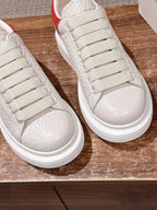 White and Blue Sneakers