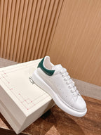 White and Green Sneakers