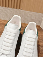 White and Green Sneakers