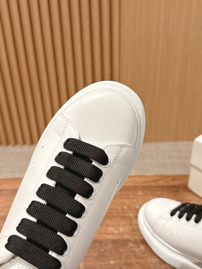 White and Red Sneakers