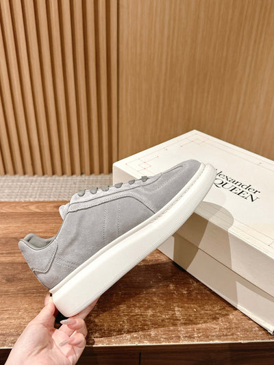 White and Grey Sneakers