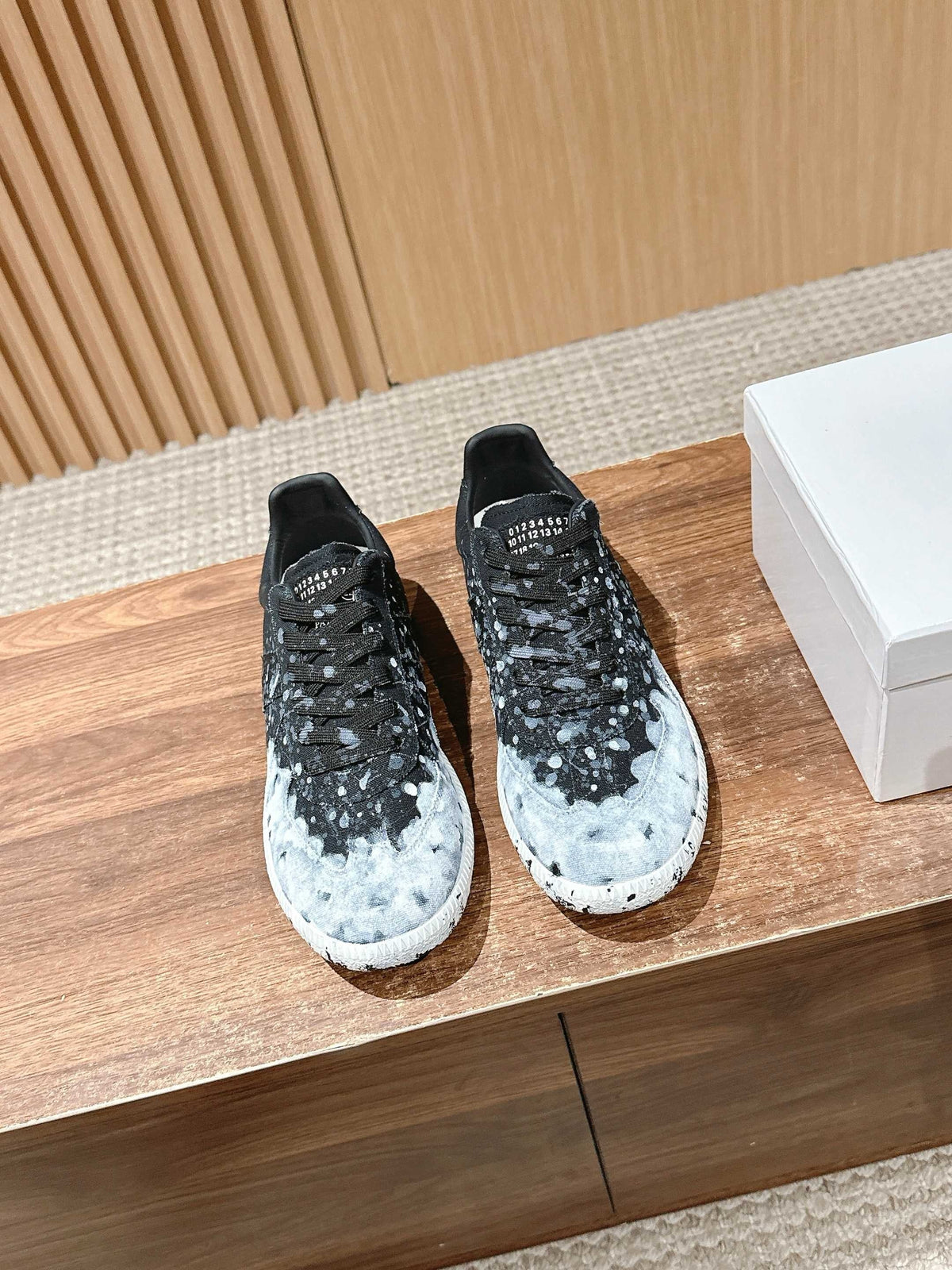 Black and Grey Sneakers