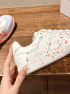 Paint drop Black and White Sneakers