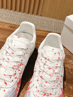 Paint drop Black and White Sneakers