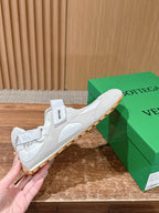 Grey Suede Strap Low-Top - Women's