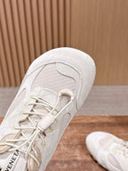 Grey Suede Contrast Laces Low-Top - Women's