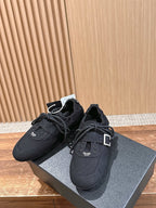 Black Nylon Buckle Sport Sandal - Women's