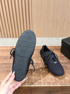 Black Nylon Buckle Sport Sandal - Women's