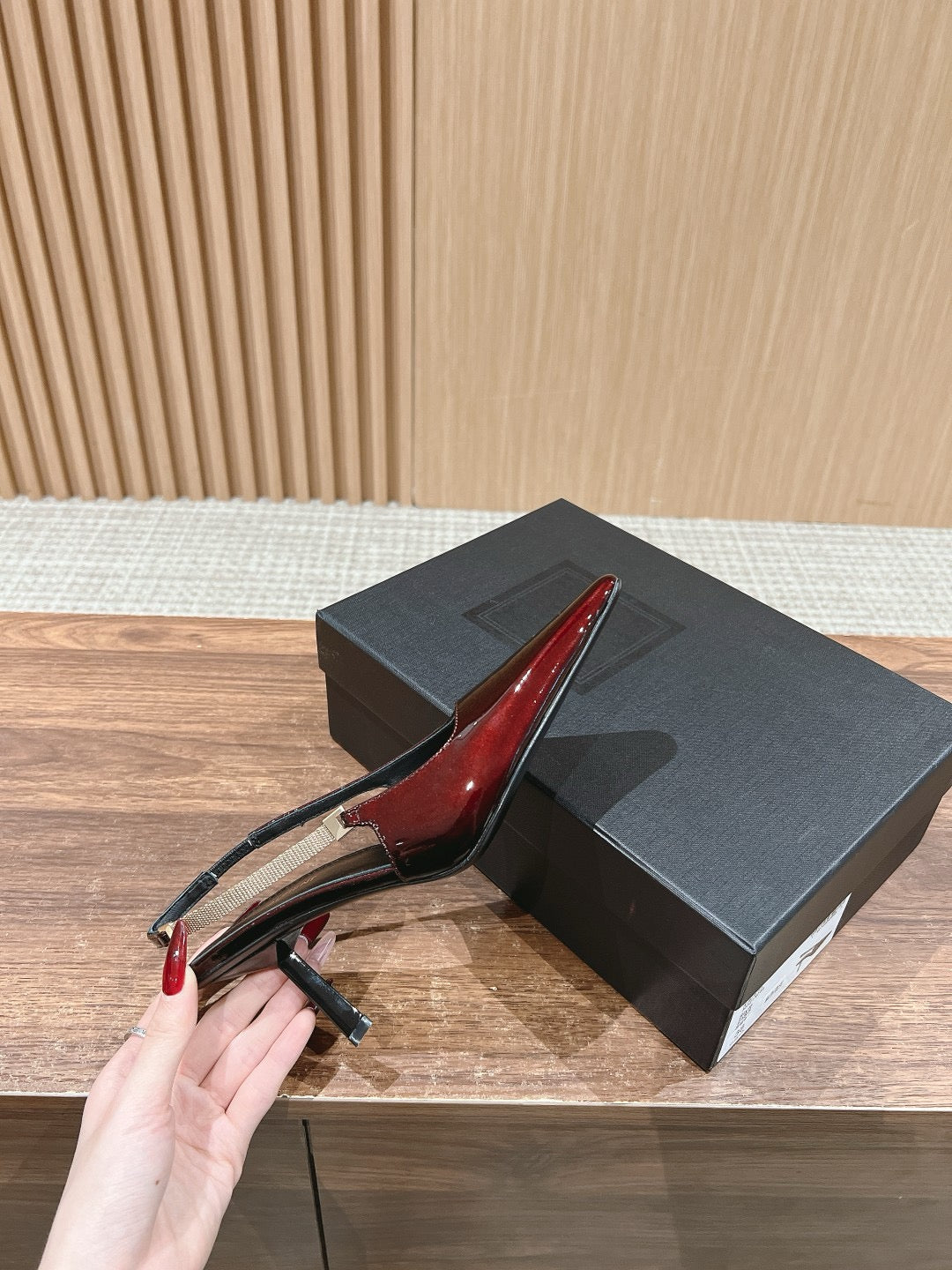 Black and Red Heels