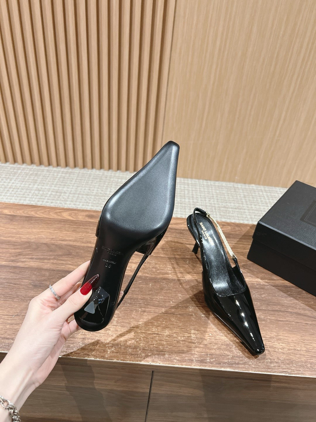 Black and Red Heels