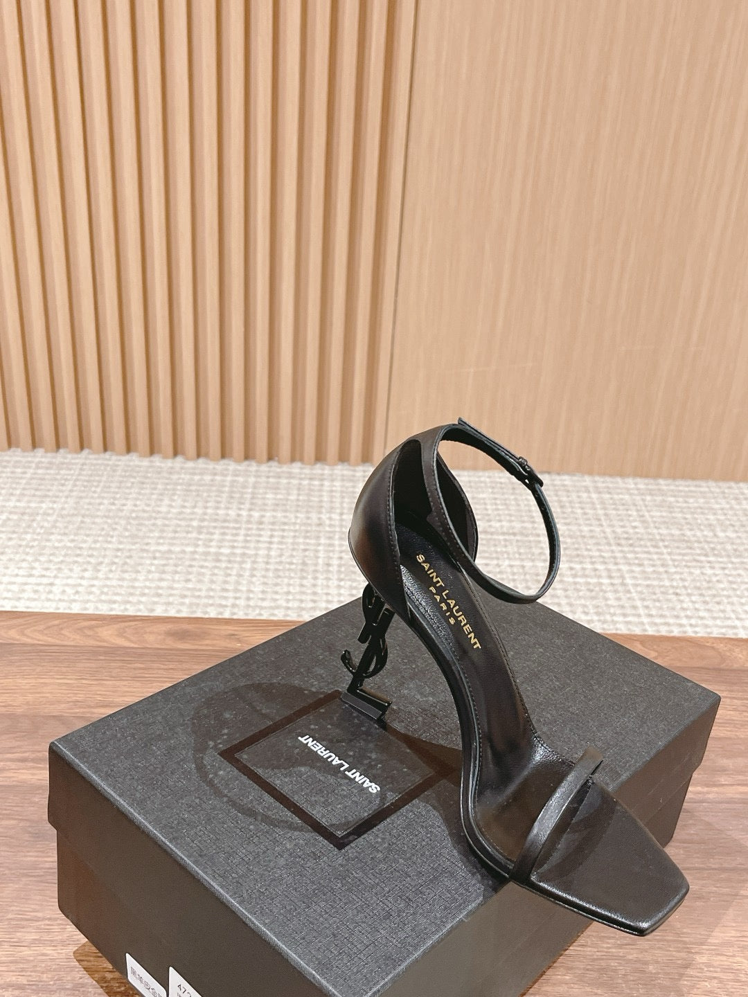 Glossy Matte Black Heels