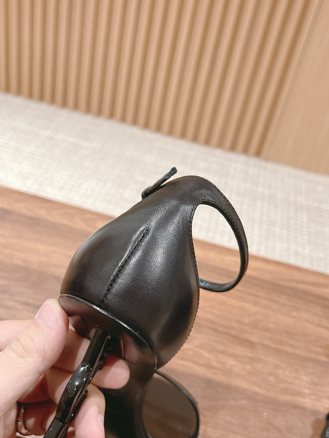 Glossy Matte Black Heels