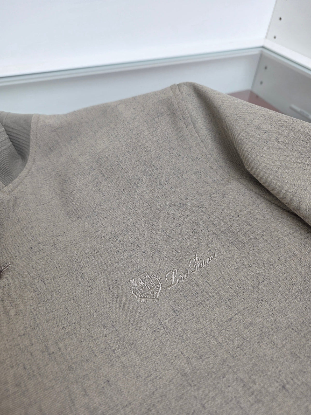 Grey Wool Plain Bomber - Men's