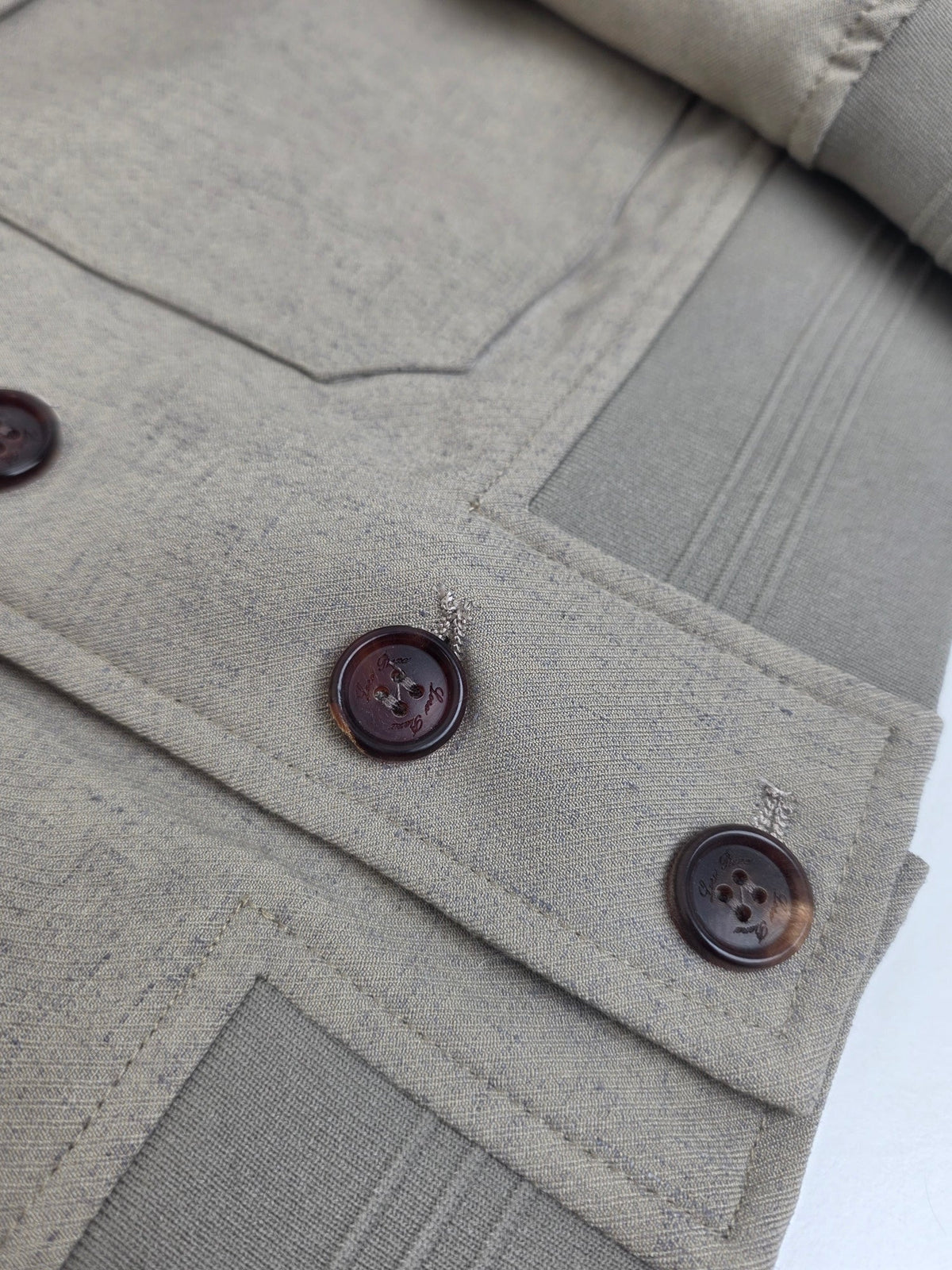 Grey Wool Plain Bomber - Men's
