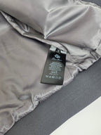 Grey Wool Plain Bomber - Men's