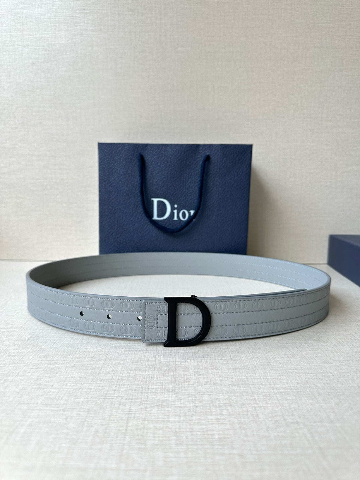 Light Grey and Black Belt