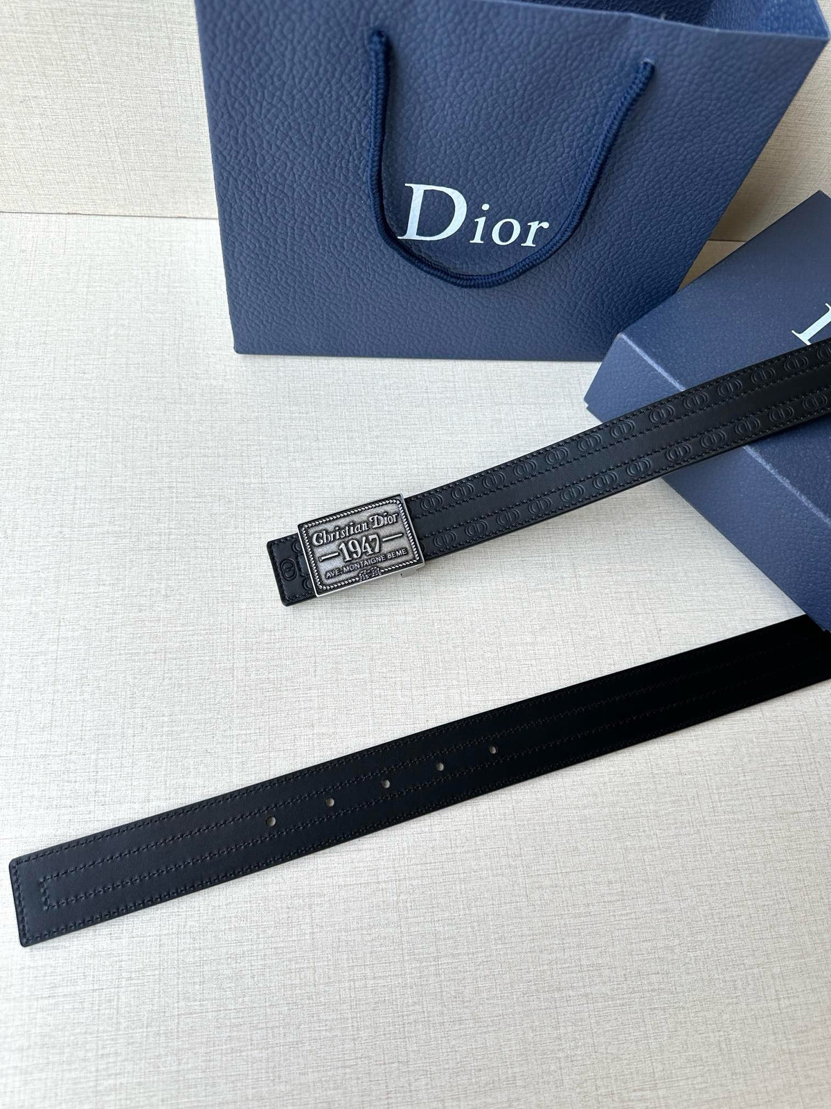 Light Grey and Black Belt