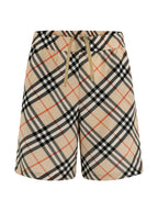 Beige Cotton Check Tailored - Men's