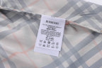 Beige Cotton Check Tailored - Men's