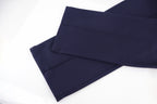 Navy Cotton Contrast Tie Wide-Leg - Men's