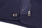 Navy Wool Patch Blouson - Men's