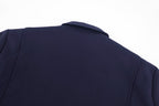 Navy Wool Patch Blouson - Men's