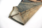 Blue Denim Print Straight - Men's