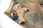 Blue Denim Print Straight - Men's