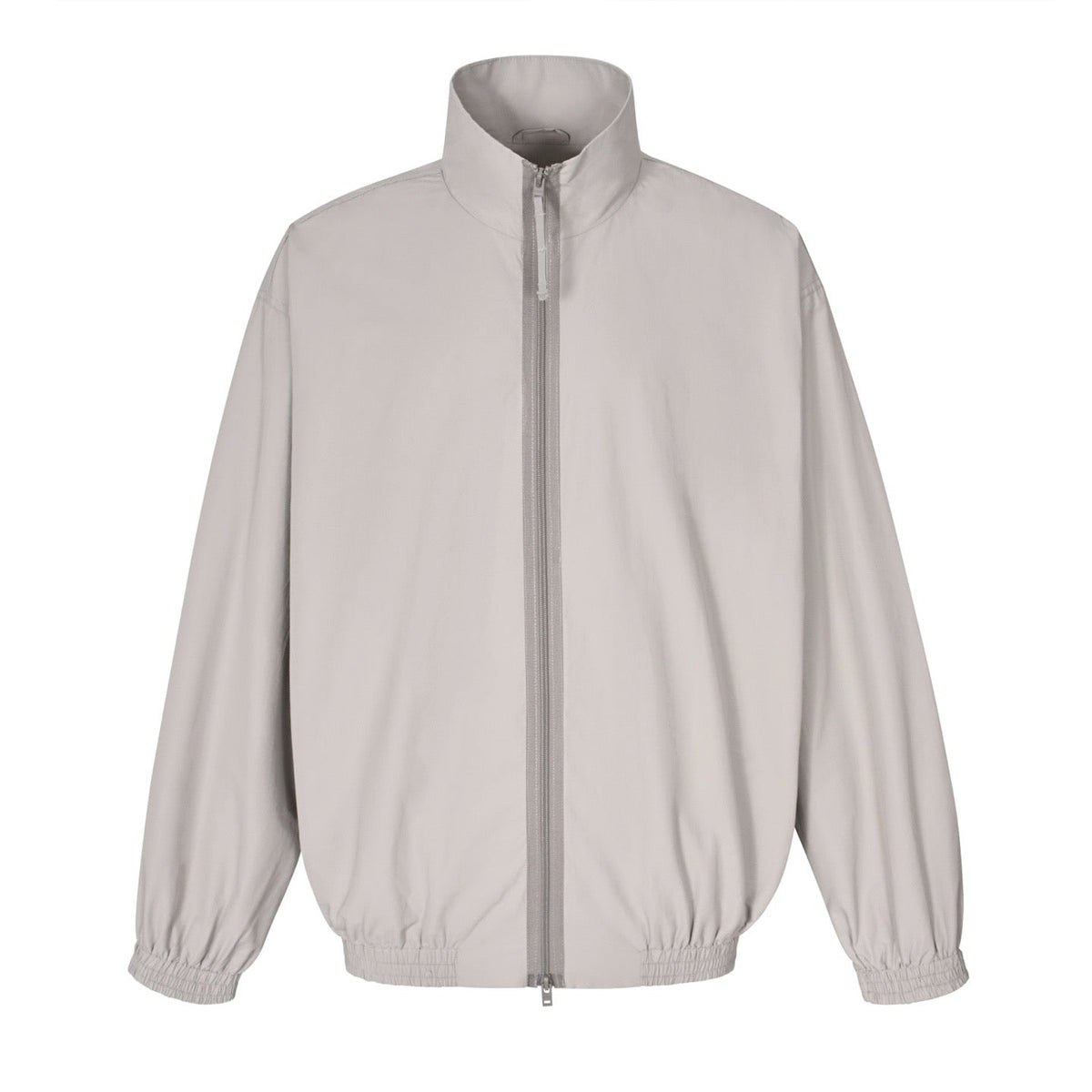 Black Nylon Stand Collar Blouson - Men's