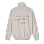 Black Nylon Stand Collar Blouson - Men's