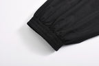 Black Nylon Stand Collar Blouson - Men's