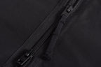 Black Nylon Stand Collar Blouson - Men's
