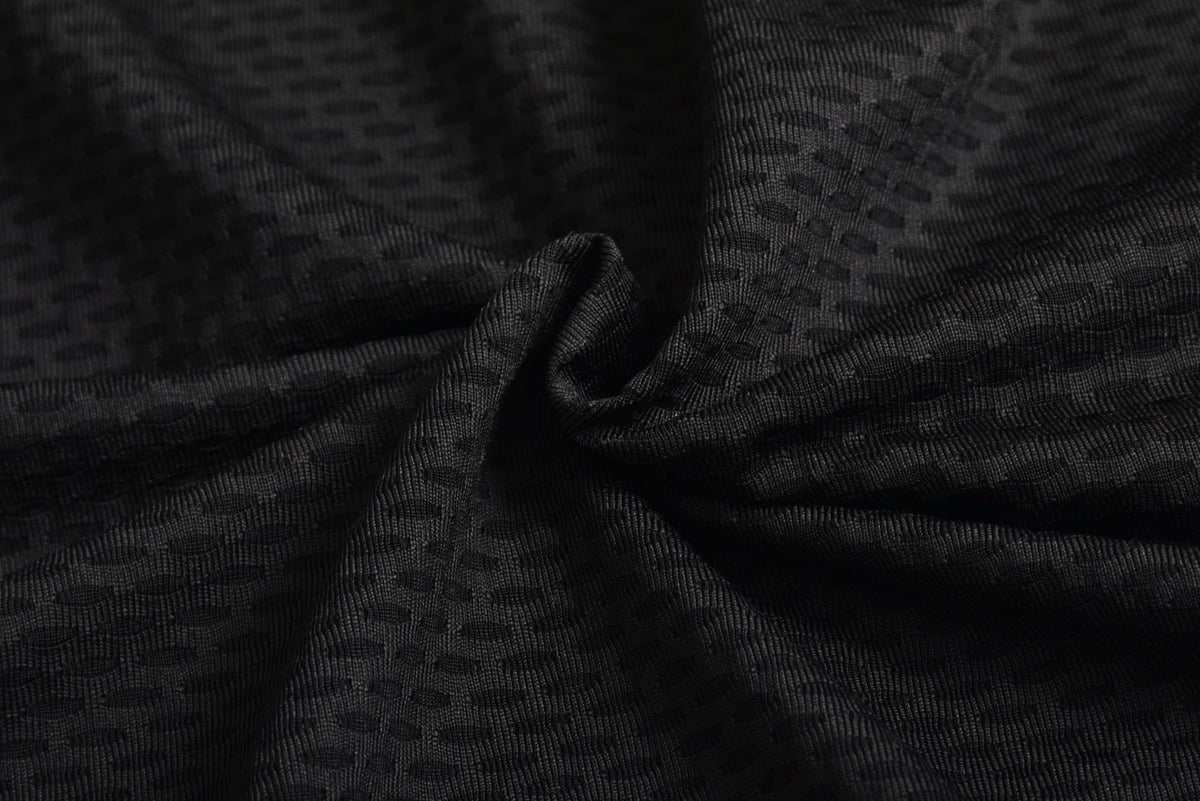 Black Nylon Stand Collar Blouson - Men's