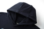 Navy Cotton Graphic Pullover - Men's