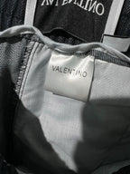 Grey Denim Tie Waist Wide-Leg - Men's