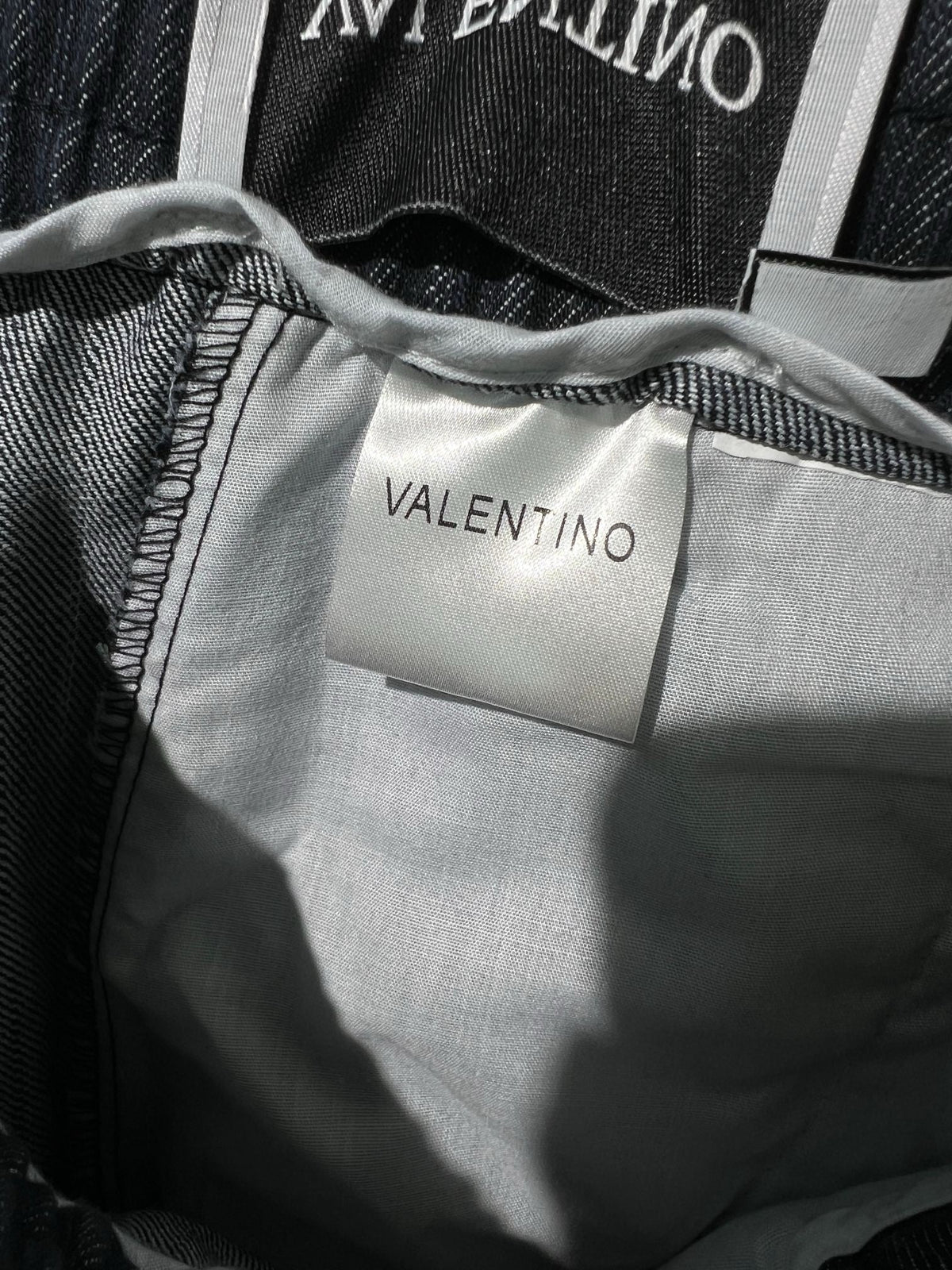 Grey Denim Tie Waist Wide-Leg - Men's