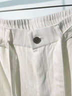Grey Denim Tie Waist Wide-Leg - Men's