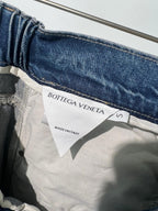 Blue Denim Faded Wide-Leg - Men's