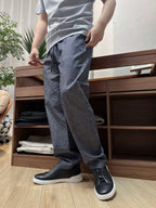 Grey Linen Plain Straight - Women's