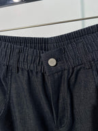 Blue Denim Plain Wide-Leg - Men's
