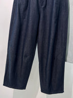 Blue Denim Plain Wide-Leg - Men's