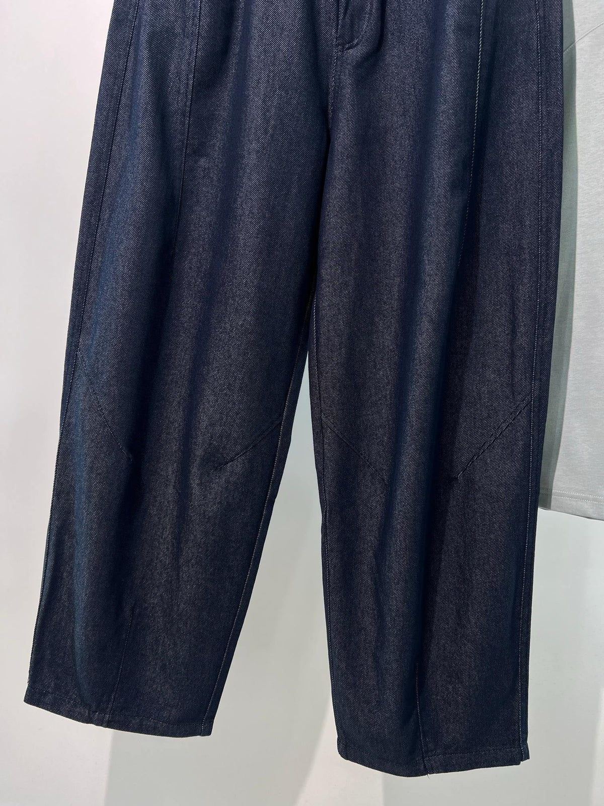 Blue Denim Plain Wide-Leg - Men's