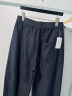 Blue Denim Plain Wide-Leg - Men's