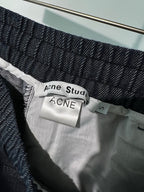 Blue Denim Plain Wide-Leg - Men's